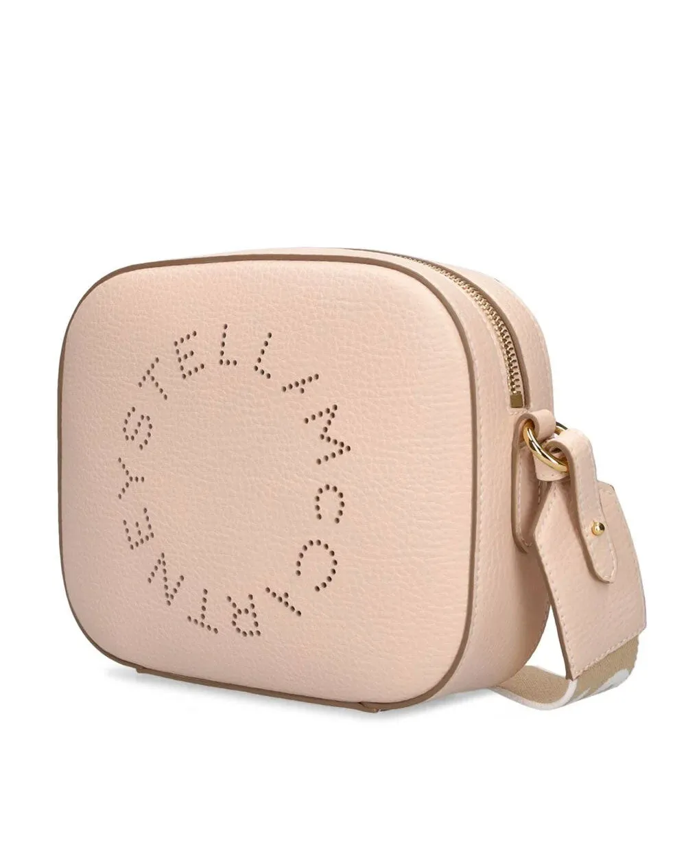 Small Embossed Camera Bag in Ballet Pink