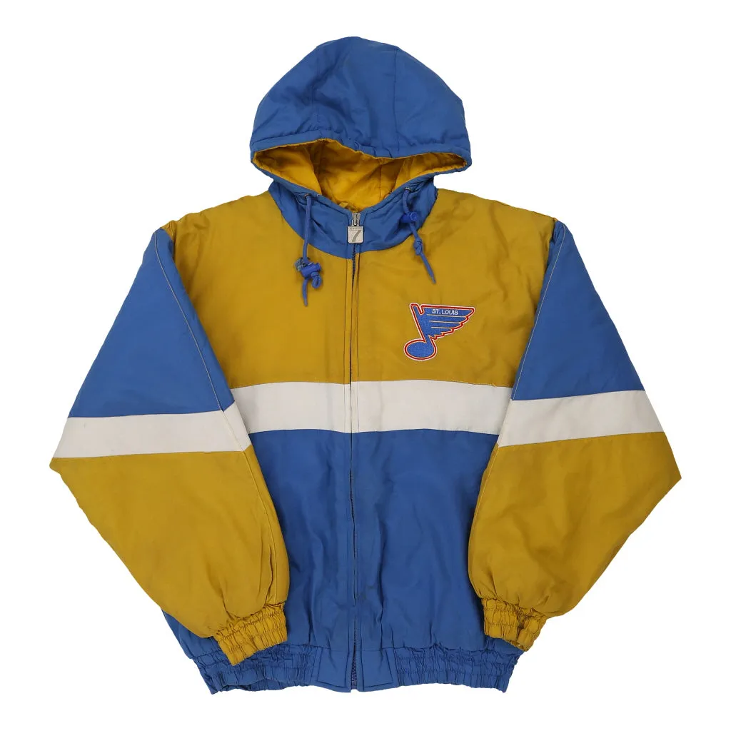 St. Louis Blues Logo 7 NHL Jacket - Large Block Colour Nylon