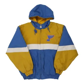 St. Louis Blues Logo 7 NHL Jacket - Large Block Colour Nylon