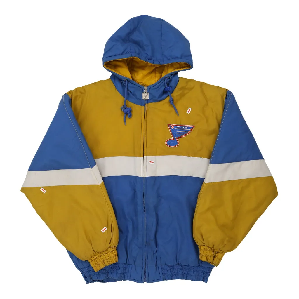 St. Louis Blues Logo 7 NHL Jacket - Large Block Colour Nylon