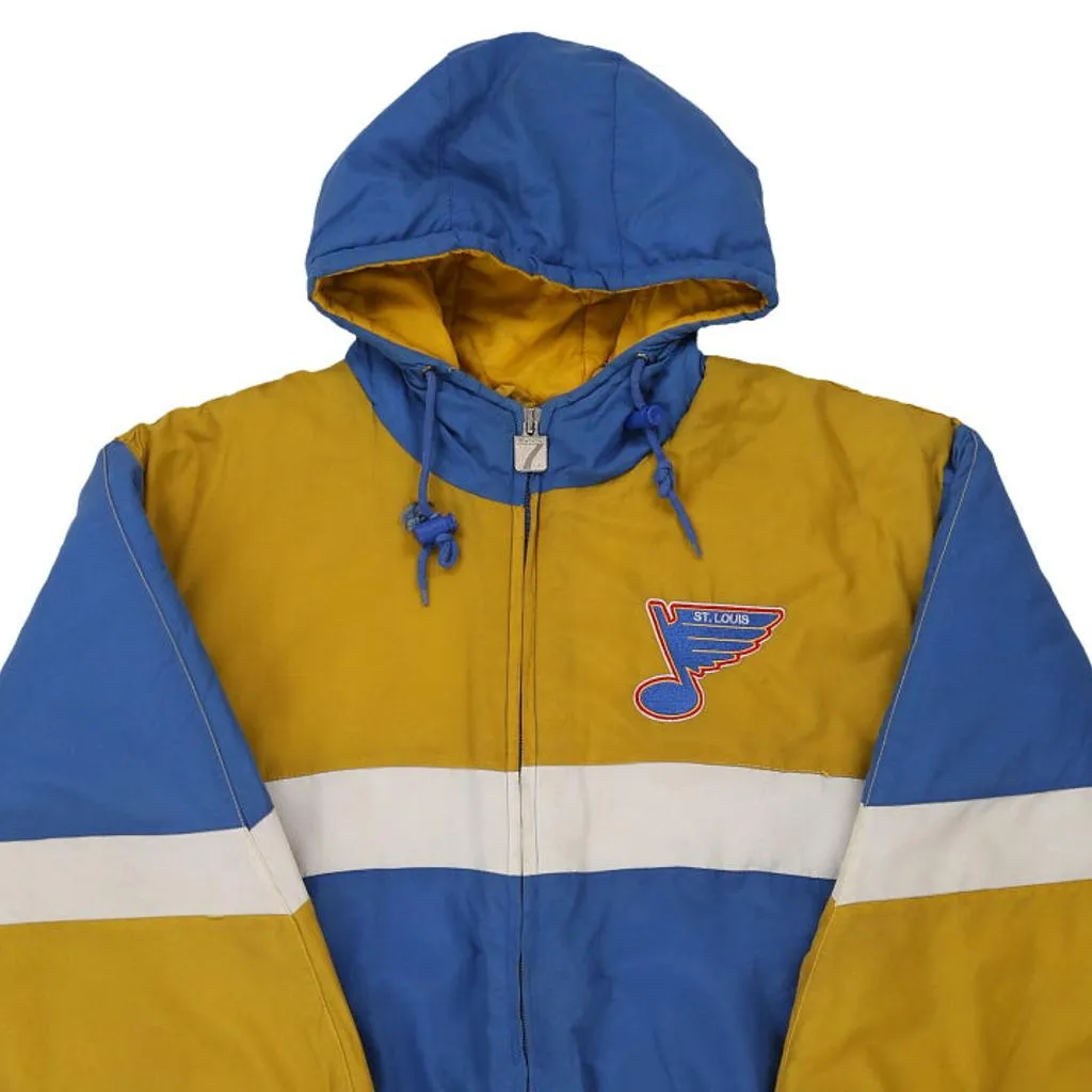 St. Louis Blues Logo 7 NHL Jacket - Large Block Colour Nylon