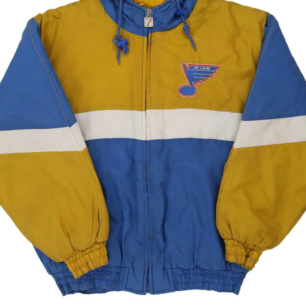 St. Louis Blues Logo 7 NHL Jacket - Large Block Colour Nylon