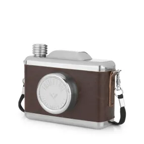 Stainless Steel Snapshot Camera Beverage Flask