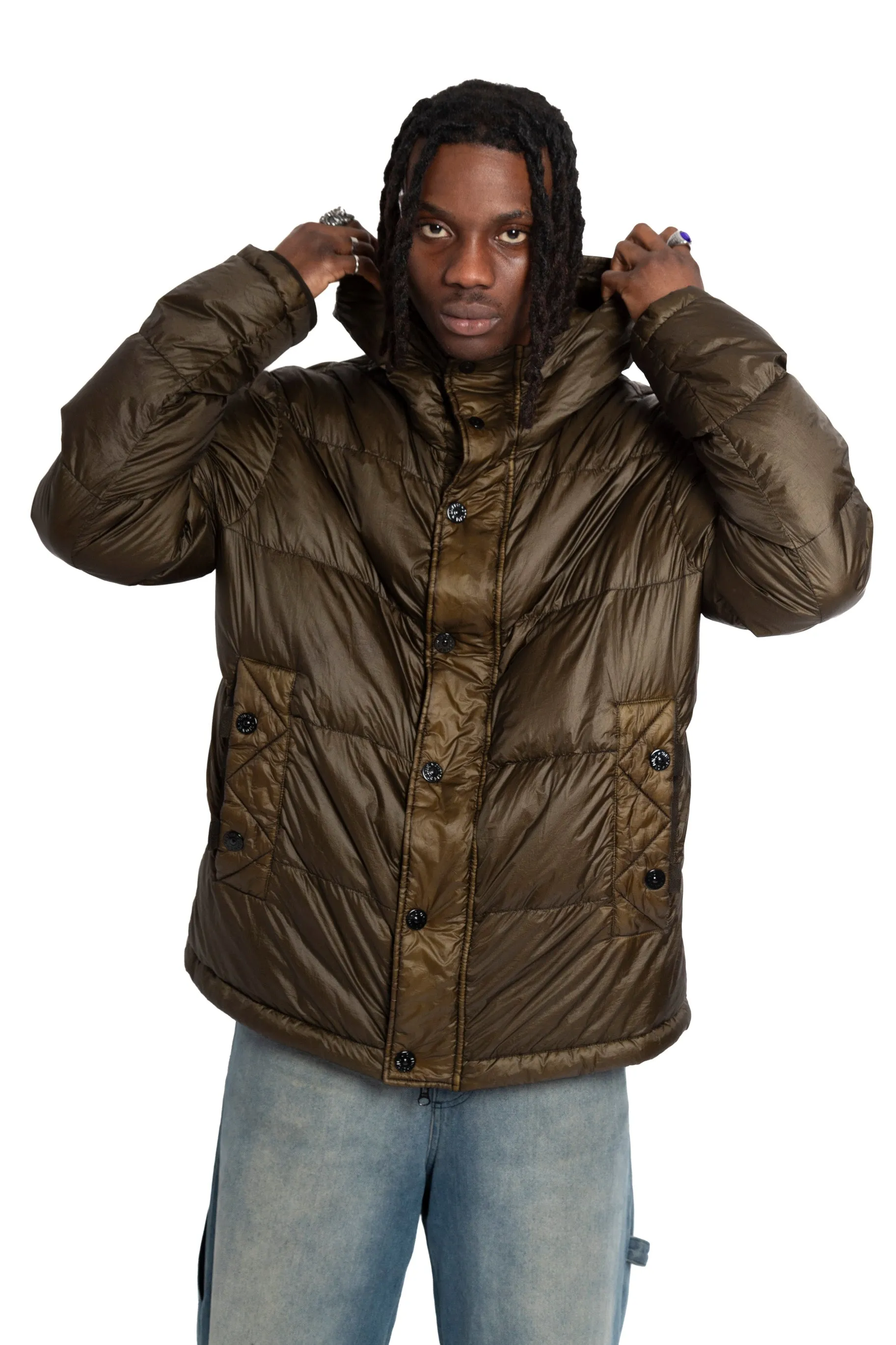 Stone Island A/W 2012 Green Puffer Jacket