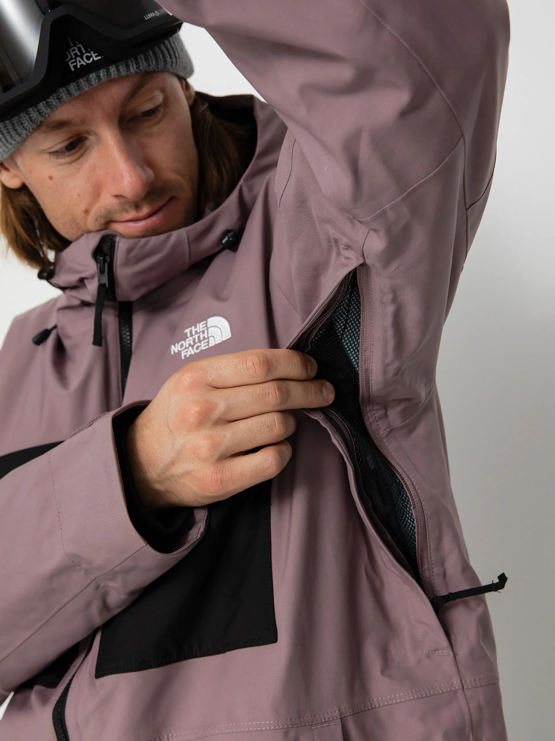 The North Face Fourbarrel Triclimate Snowboard jacket (fawn grey/icecap blue)