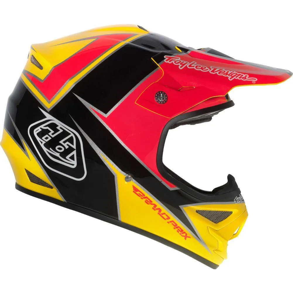 Troy Lee Designs Air Stinger Full Face Helmet - Yellow-Pink