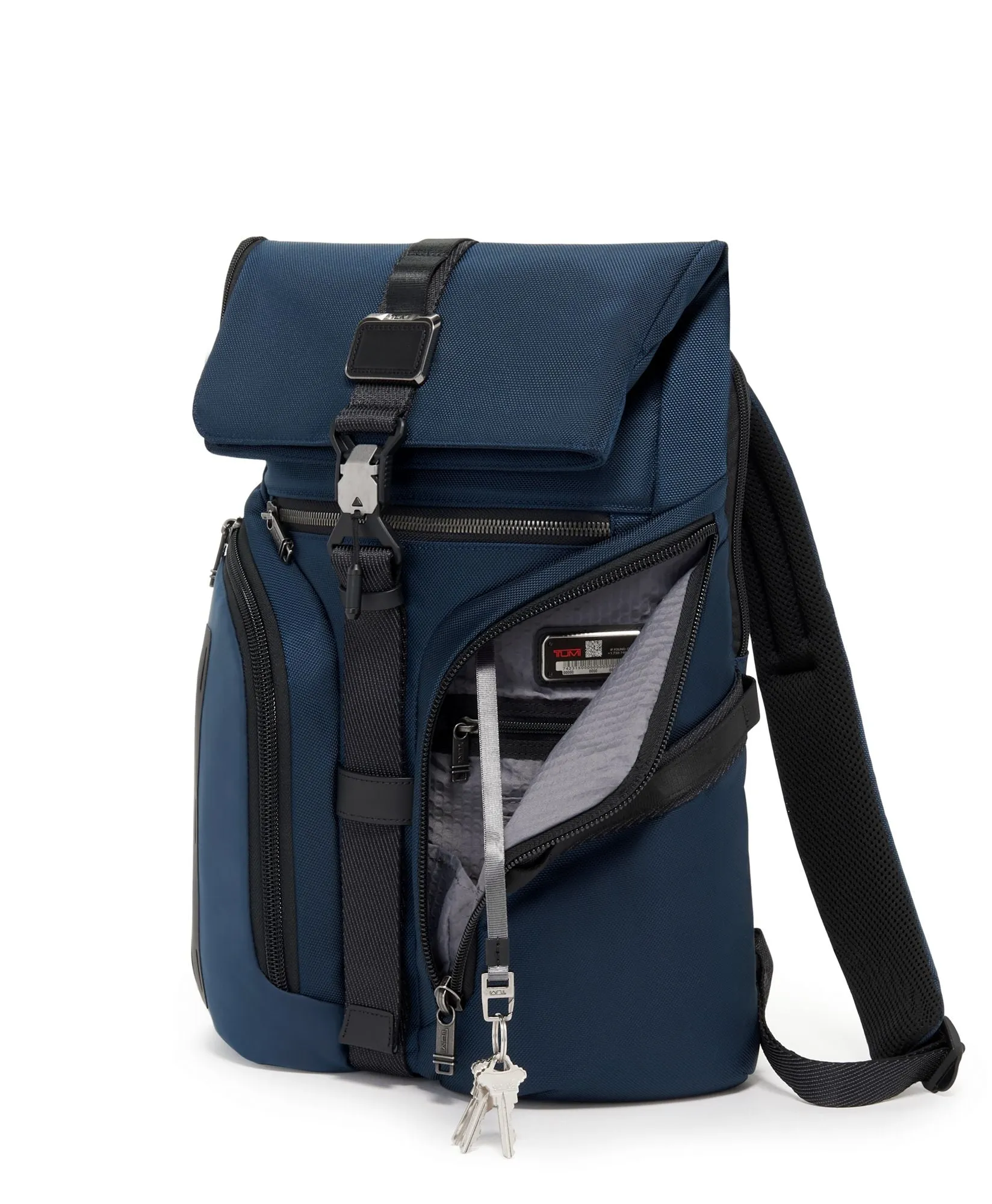 Tumi Alpha Bravo Logistics Flap Lid Backpack     