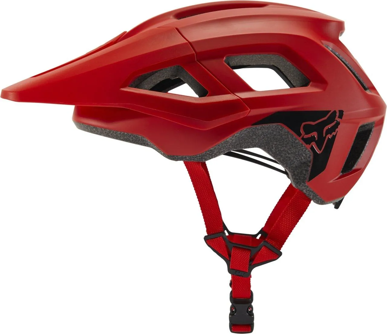 Unisex Fox Mainframe MIPS Helmet - Flourescent Red | MTB Helmets UK