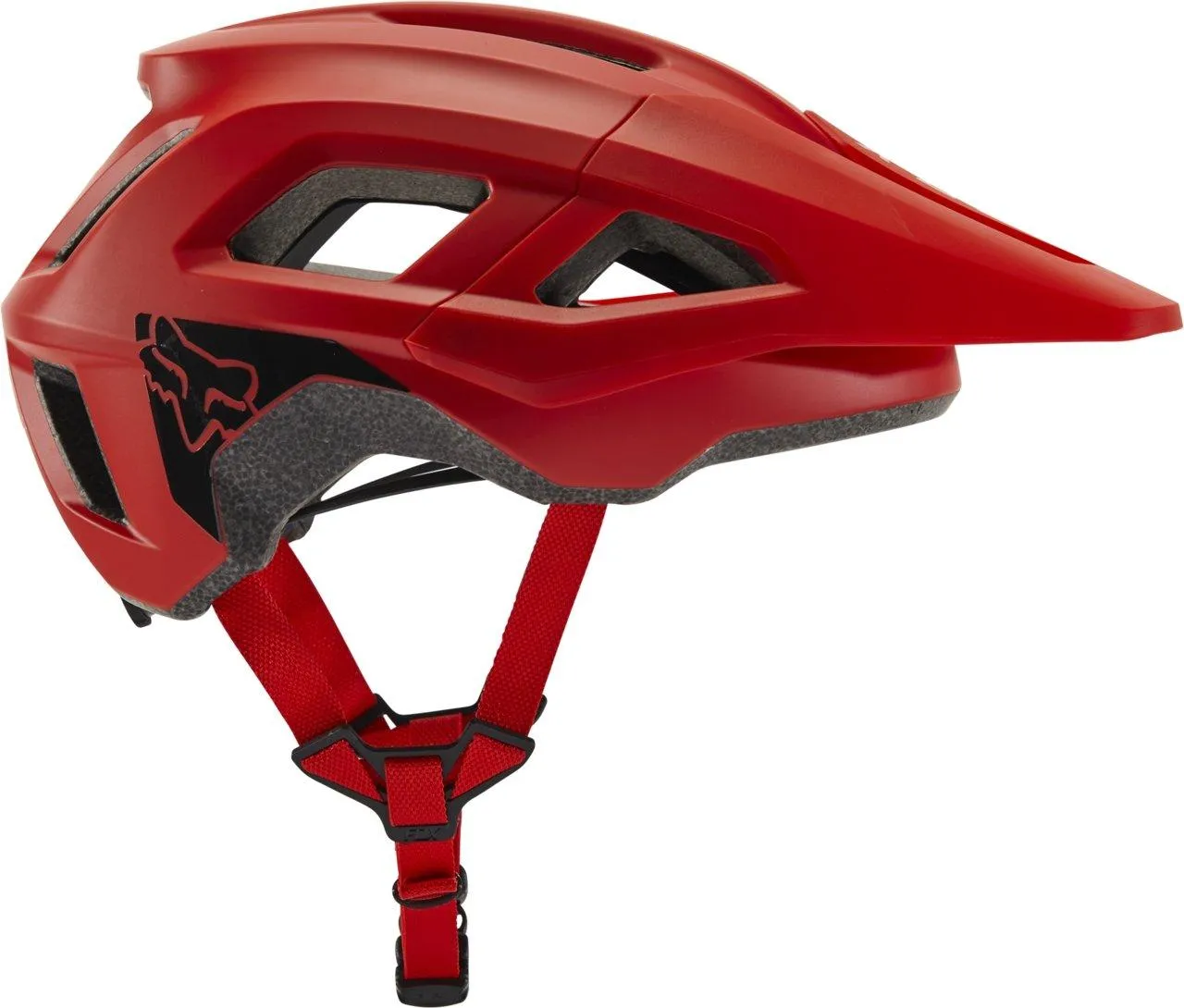 Unisex Fox Mainframe MIPS Helmet - Flourescent Red | MTB Helmets UK