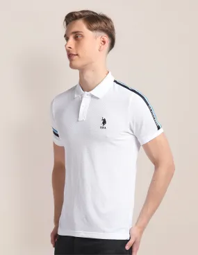 U.S. Polo Assn. Brand Tape Slim Polo Shirt