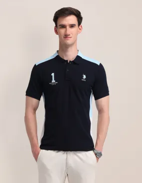 U.S. Polo Assn. Colour Blocked Slim Fit Polo Shirt