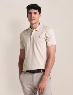 U.S. Polo Assn. Pattern Knit Slim Polo Shirt