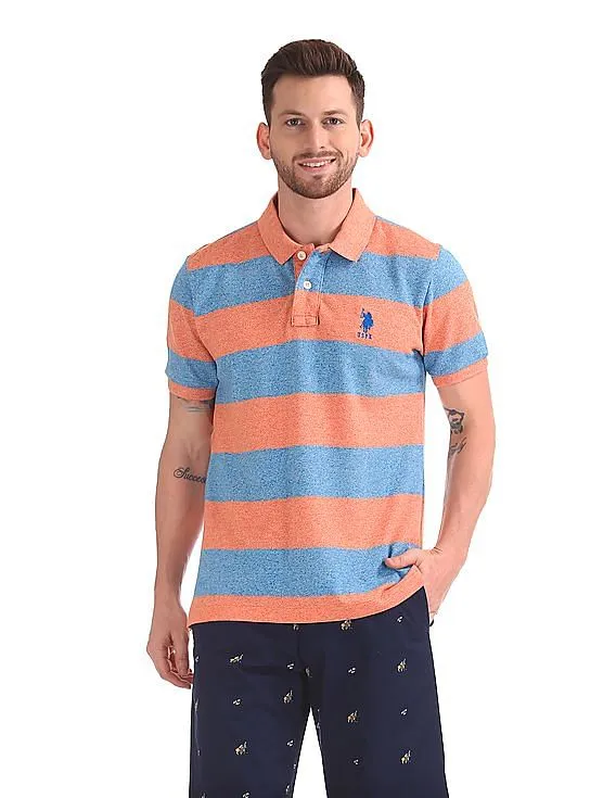 U.S. Polo Assn. Regular Fit Horizontal Stripe Polo Shirt