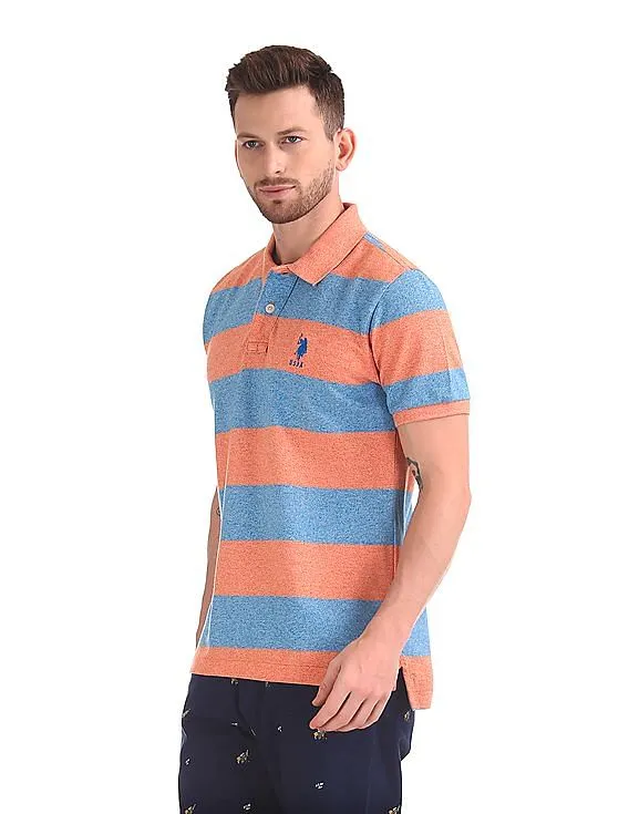 U.S. Polo Assn. Regular Fit Horizontal Stripe Polo Shirt