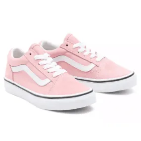 Vans Kids Old Skool Powder Pink Lace Up Trainers