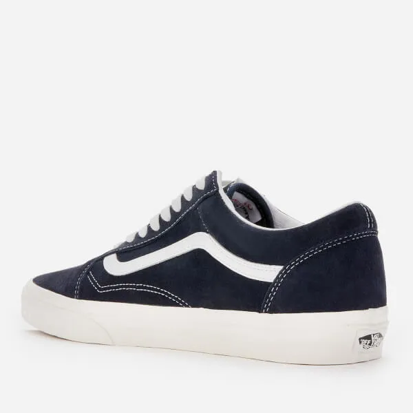 Vans Men's Suede Old Skool Trainers - Parisian Night/Snow White