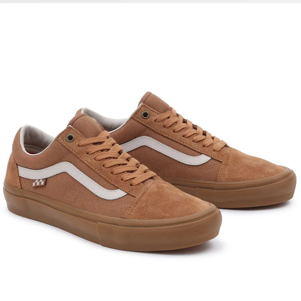 Vans Skate Old Skool Trainers - Light Brown/Gum