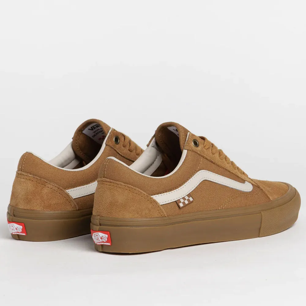 Vans Skate Old Skool Trainers - Light Brown/Gum