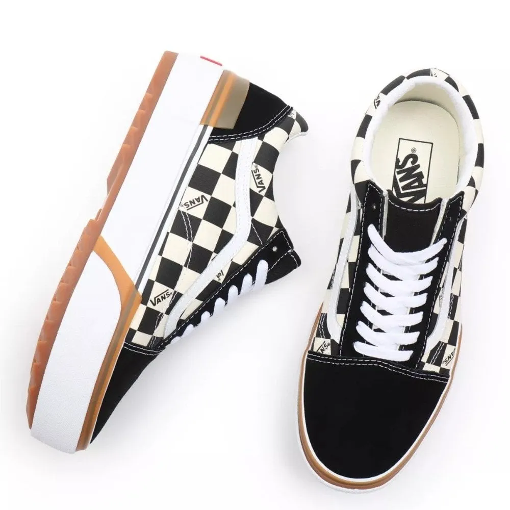 Vans Womens Checkerboard Old Skool Stacked