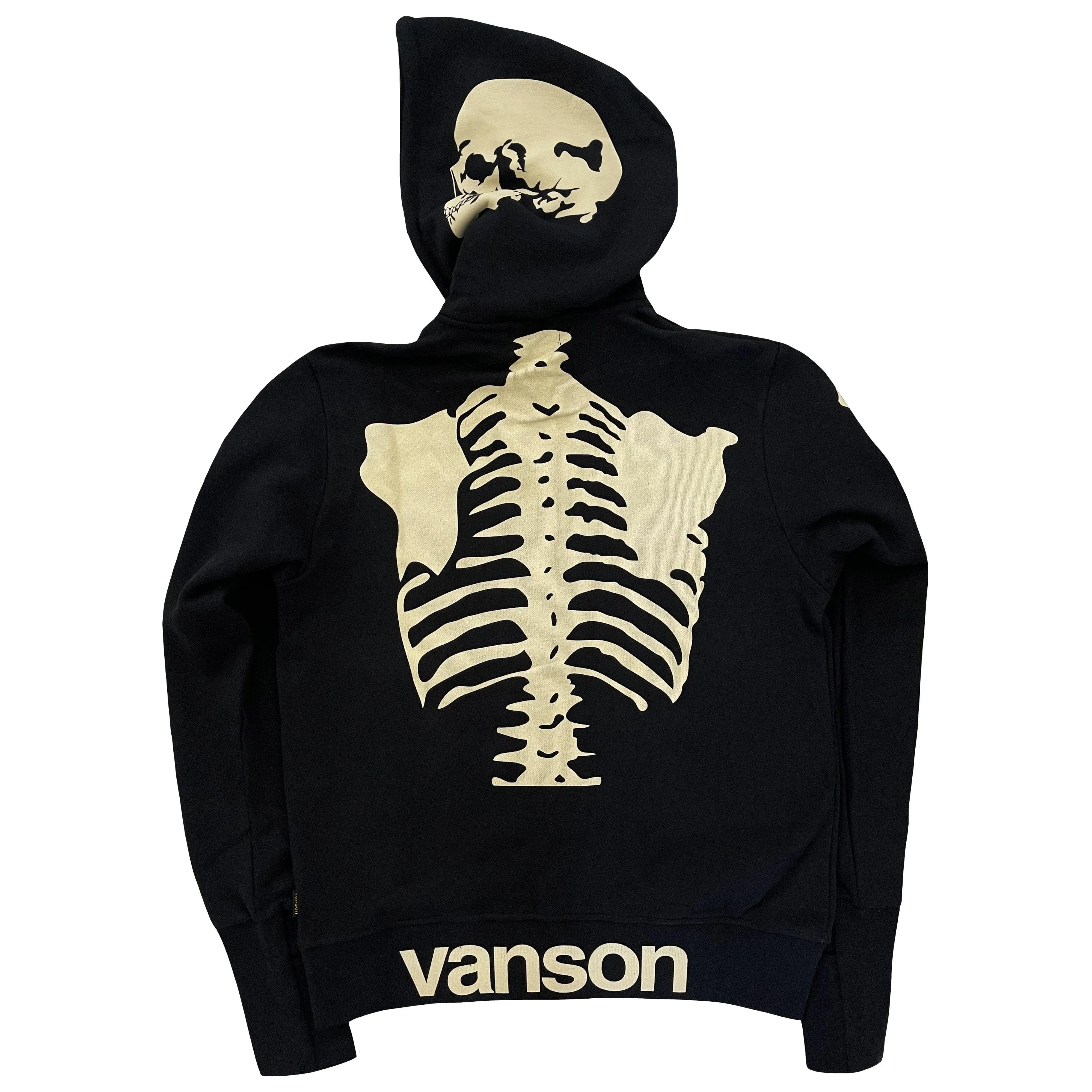 Vanson Leathers Skeleton Hoodie