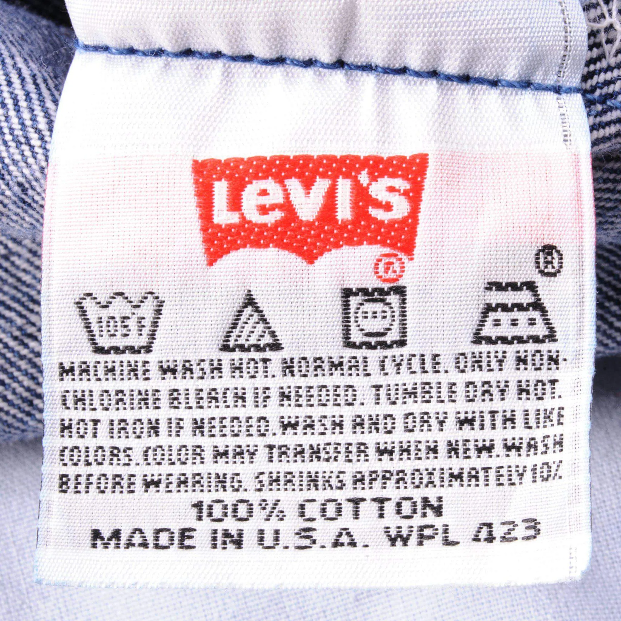 VINTAGE LEVIS 501 JEANS INDIGO 1990'S SIZE W30 L34 MADE IN USA