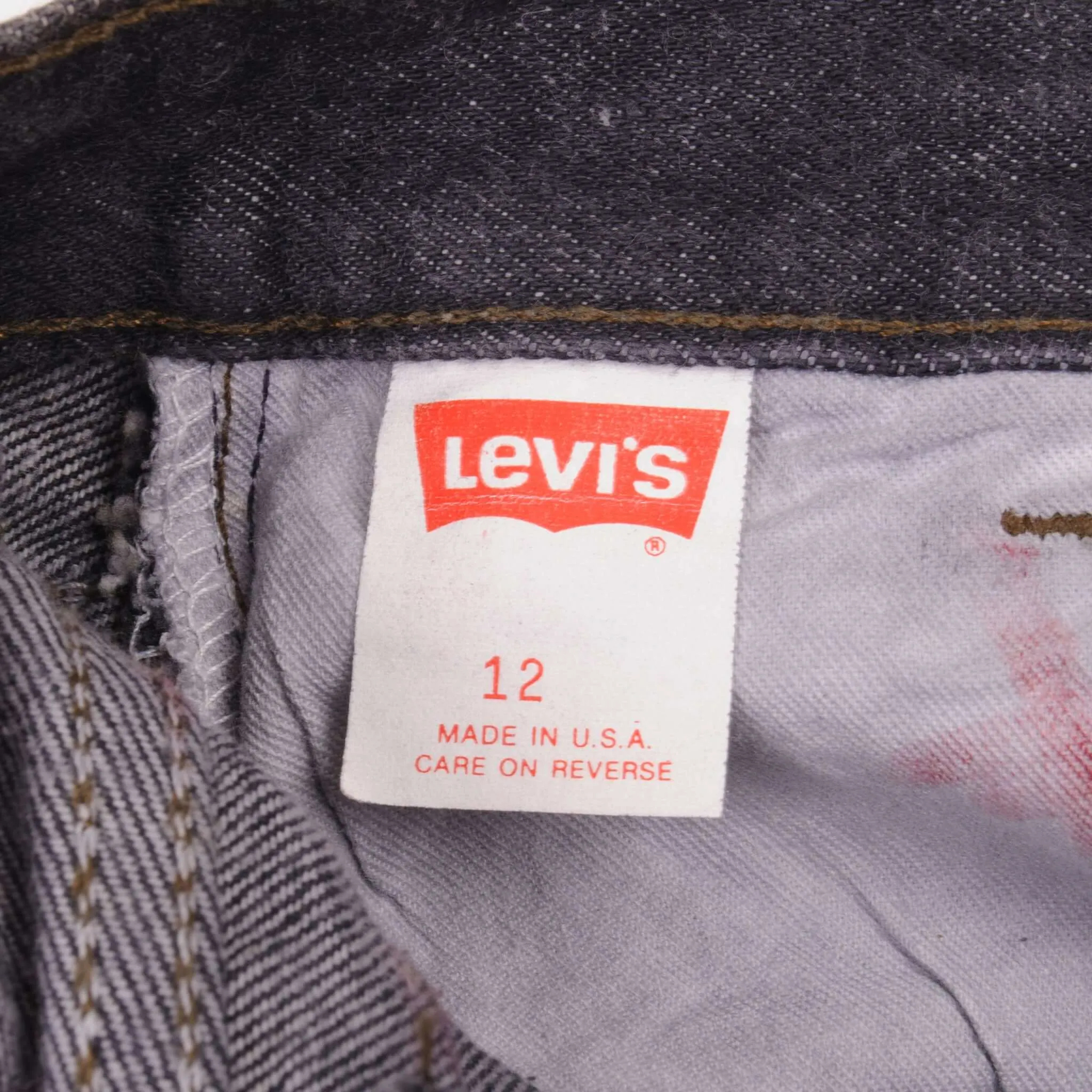 VINTAGE LEVIS 501 PRESHRUNK JEANS 1984 SIZE 24X26 1/2 W24 L26 1/2 MADE IN USA DEADSTOCK