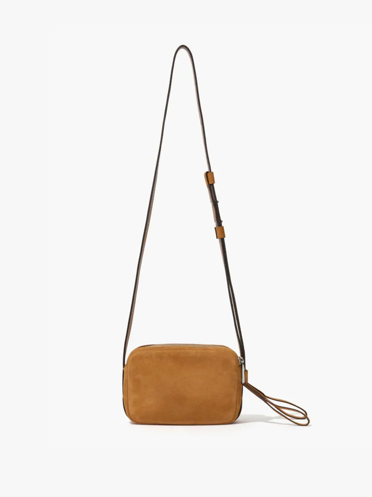 Watts Camera Suede Bag - Honey