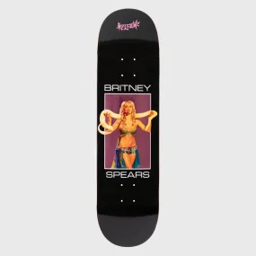 Welcome Skateboards - 8.5 Britney Spears Snake Skateboard Deck - Black / Pink Foil