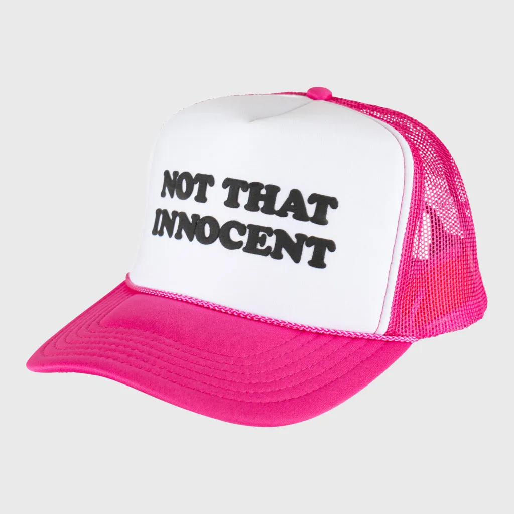 Welcome Skateboards - Britney Spears Innocent Puff Print Trucker Cap - Pink