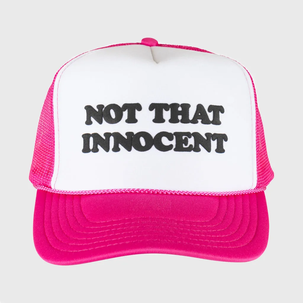 Welcome Skateboards - Britney Spears Innocent Puff Print Trucker Cap - Pink