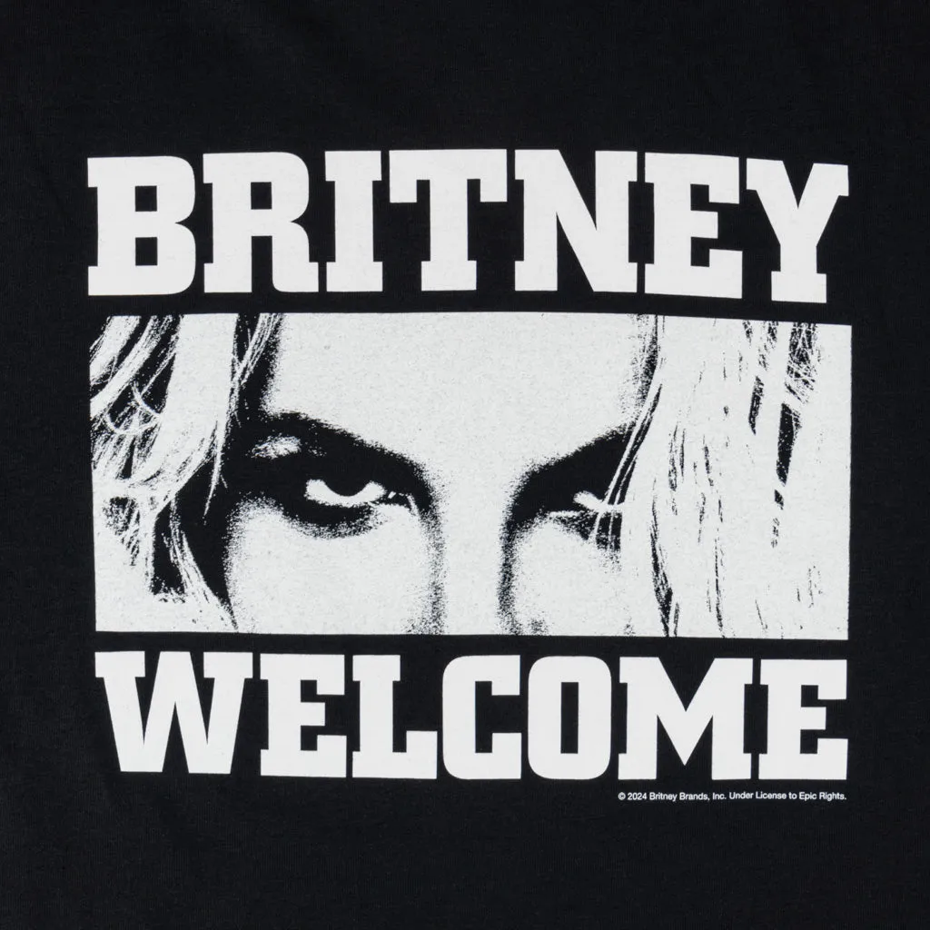 Welcome Skateboards - Britney Spears Till The World Ends T-Shirt - Black