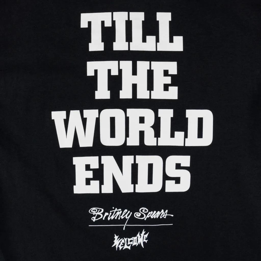 Welcome Skateboards - Britney Spears Till The World Ends T-Shirt - Black