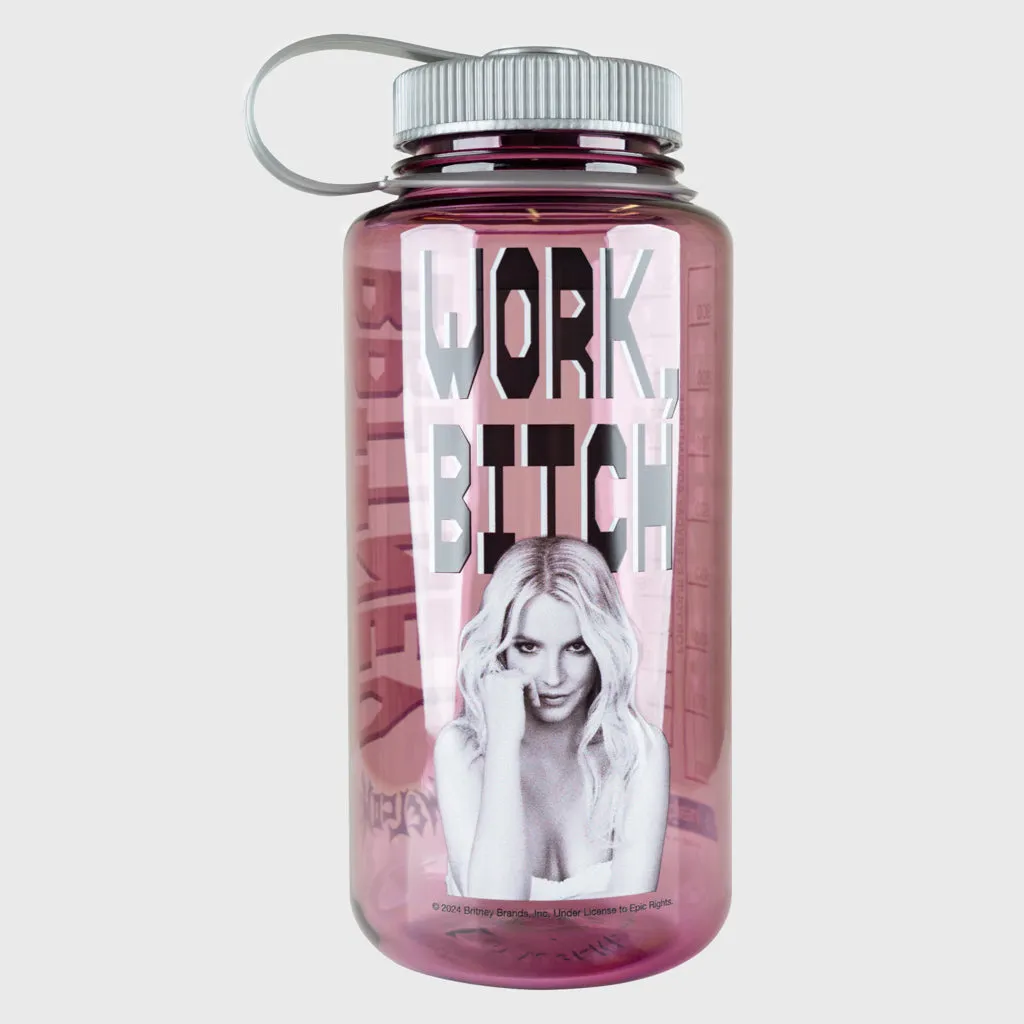 Welcome Skateboards - Britney Spears Work Bitch Nalgene Bottle - Pink