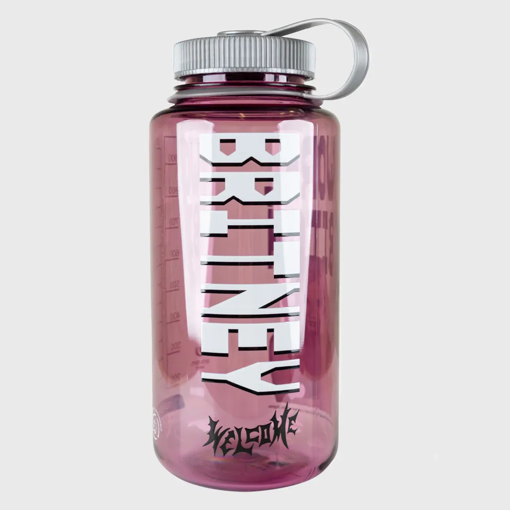 Welcome Skateboards - Britney Spears Work Bitch Nalgene Bottle - Pink