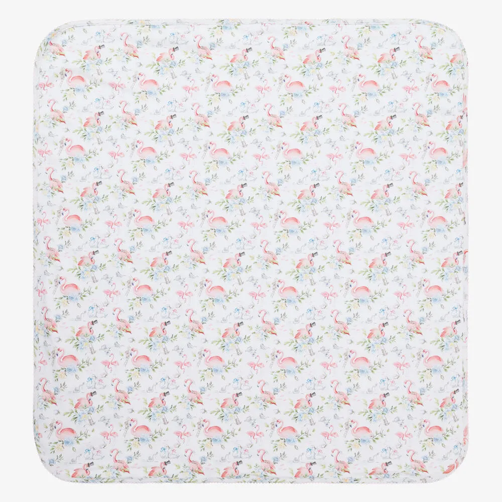 White Supima Cotton Vanessa Blanket (80cm)