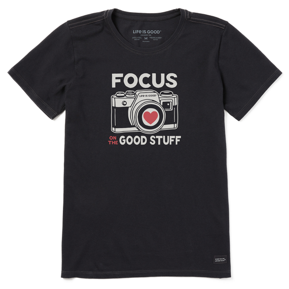 Women's Focus on the Good Stuff Camera Short Sleeve  Tee