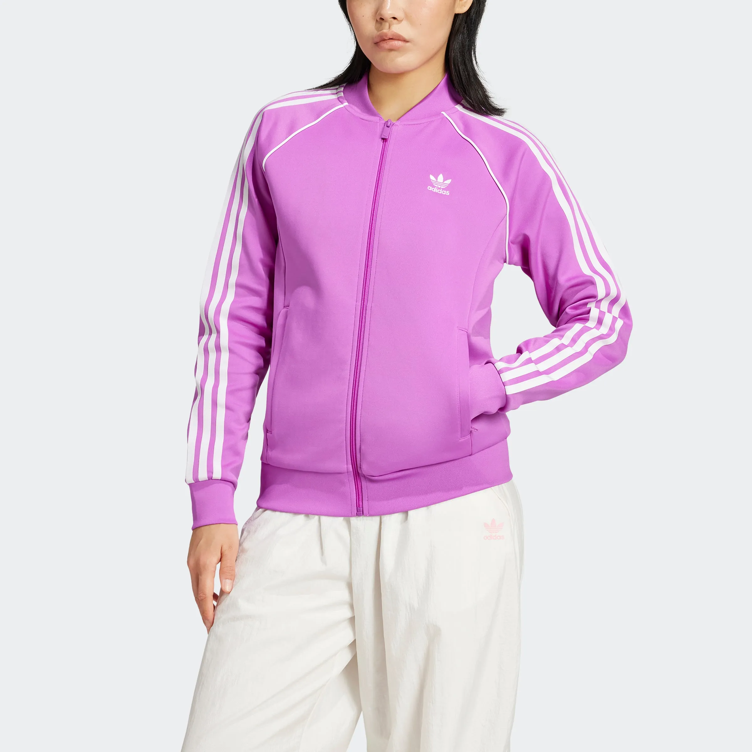 Women's adidas Originals Adicolor Classics SST Track Jacket Purple Burst