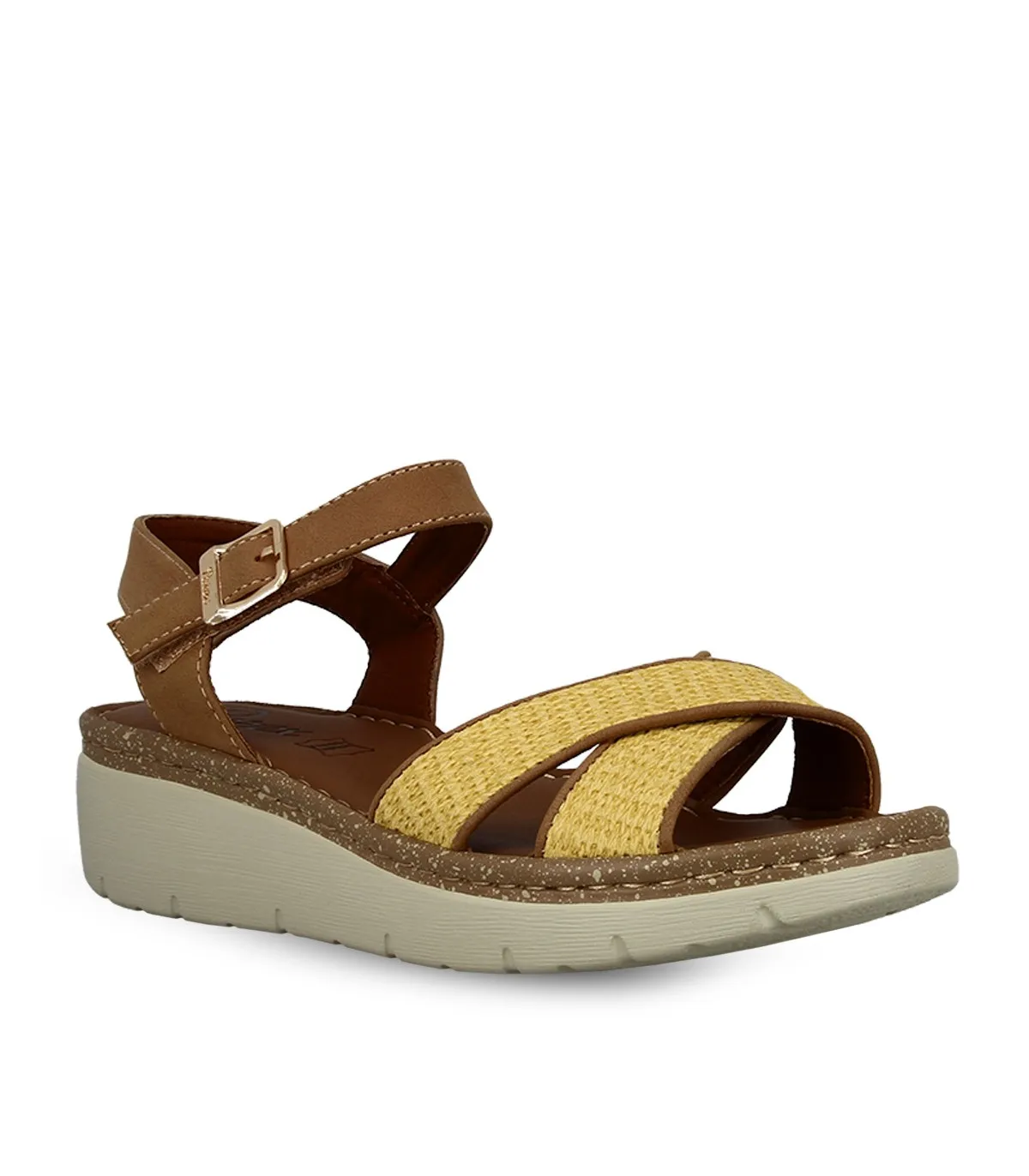 Women's Comfort Sandals Platform Parex 11627031 -Yellow