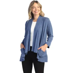 Women's Jess & Jane Draped Cardigan Cobalt Blue